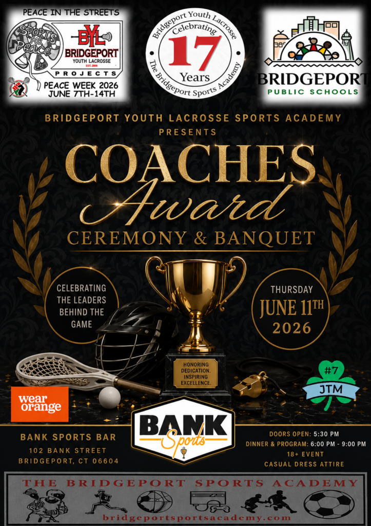 2026 Coaches Award Ceremony and Banquet - Thursday June 11th, 5:30PM-9PM