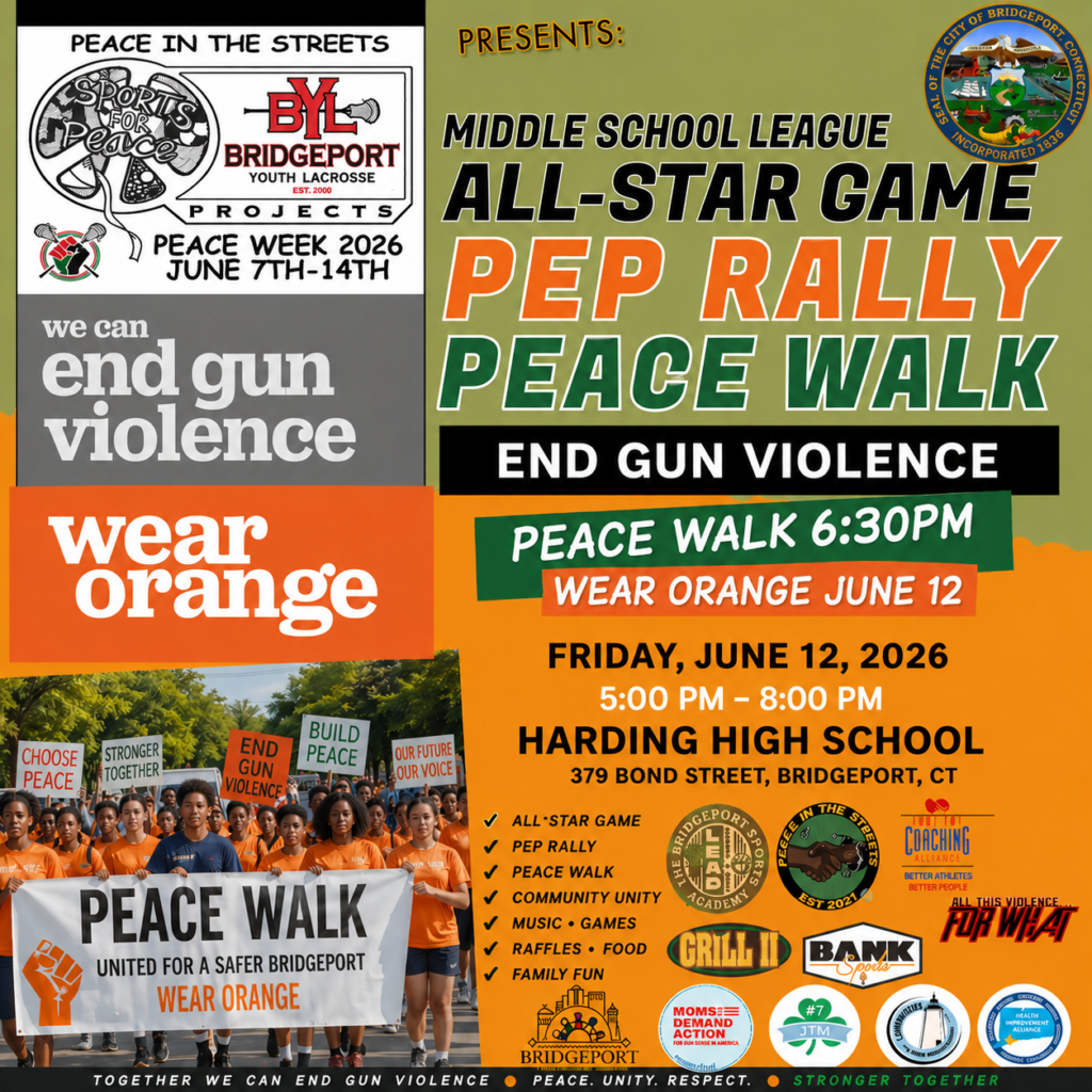 Peace Walk - Middle School League All-Star Game Pep Rally: June 12th, 5PM-8PM