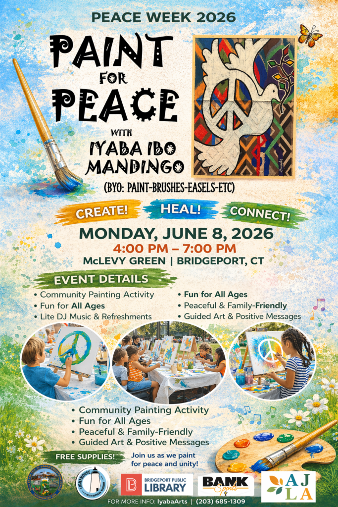Peace Week 2026 - Paint for Peace with Iyabaibo Mandingo, June 8th 2026